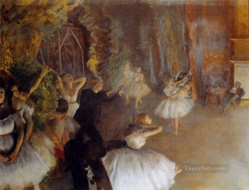  degas obras - El ensayo del ballet Impresionismo bailarín de ballet Edgar Degas